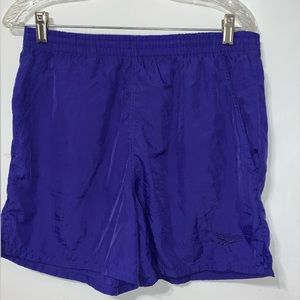 Vintage Blue Reebok Blue Athletic Shorts Size Small